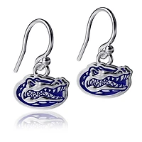 Boucles d'oreilles pendantes Dayna Designs Florida Gators en émail argenté pour femme