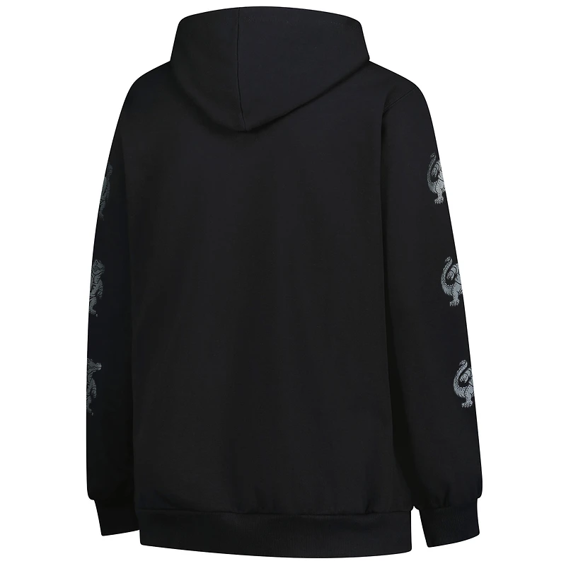 Sweat à capuche manches longues noir Fanatics Florida Gators pour femme, grande taille