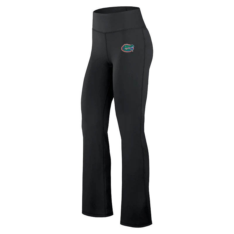 Women's Fanatics Black Florida Gators Training Camp Maxed Out Flare Leggings