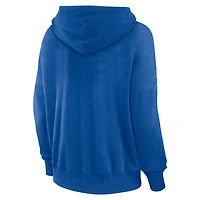 Sweat à capuche lacets Fanatics Heather Royal Florida Gators Campus pour femme