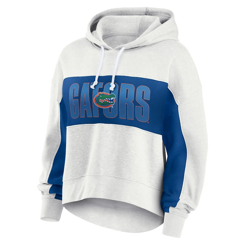 Sweat à capuche Fanatics Oatmeal Florida Gators Up For It pour femmes