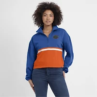 Veste polaire à demi-zip Fanatics Royal Florida Gators pour femmes