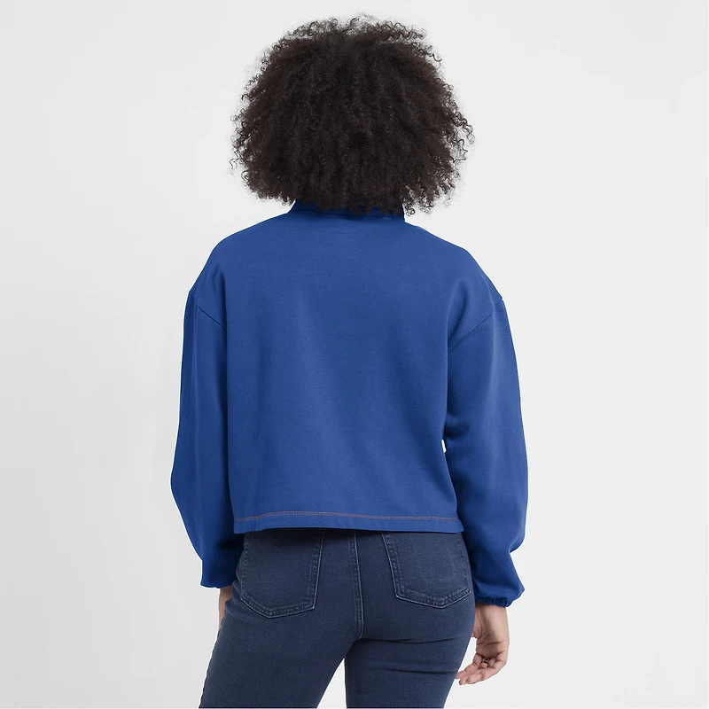 Veste polaire à demi-zip Fanatics Royal Florida Gators pour femmes