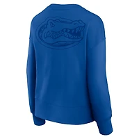 Sweat-shirt en polaire ultra-doux Fanatics Royal Florida Gators pour femme