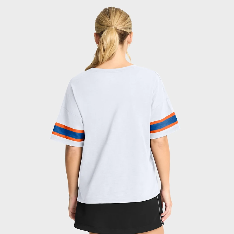 T-shirt Fanatics blanc pour femme avec inscription « Hometown » des Florida Gators