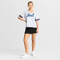 Women's Fanatics White Florida Gators Hometown Premium Script T-Shirt
