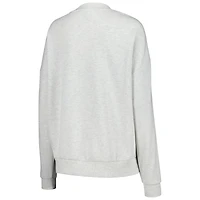 Women's Gameday Couture Ash Florida Gators Team Effort Pullover Sweatshirt & Shorts Sleep Set