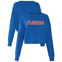 Pull oversize court en tricot Ivy pour femme Hype and Vice Royal Florida Gators