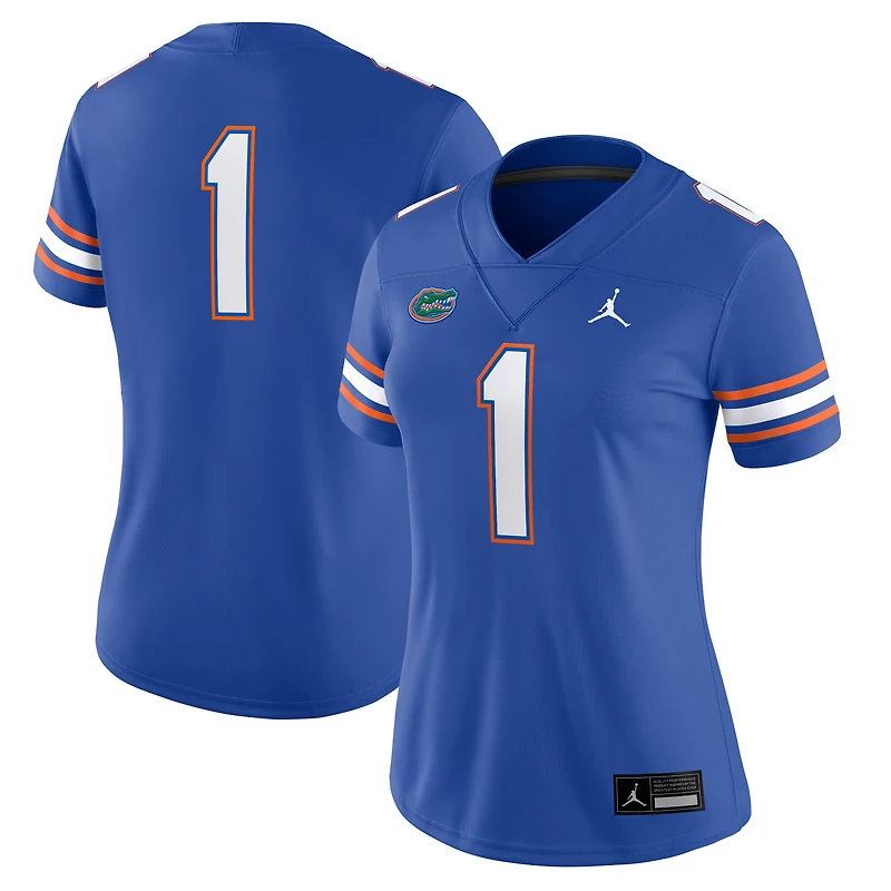 Maillot de match Jordan Brand #1 des Royal Florida Gators pour femme