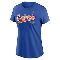 Women's Jordan Brand Royal Florida Gators Local Script T-Shirt