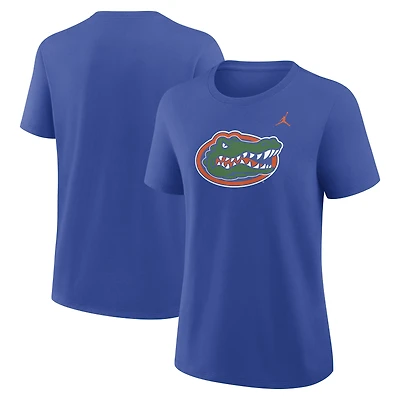 Women's Jordan Brand Royal Florida Gators Primary Logo T-Shirt