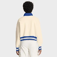 Women's Jordan Brand Tan Florida Gators Legacy Half-Zip Sweatshirt