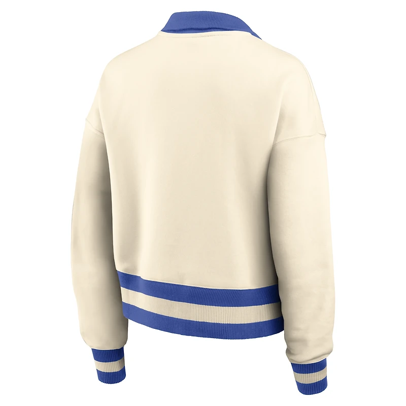 Women's Jordan Brand Tan Florida Gators Legacy Half-Zip Sweatshirt
