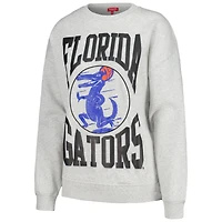 Sweat-shirt léger avec logo surdimensionné des Florida Gators de Mitchell & Ness pour femmes