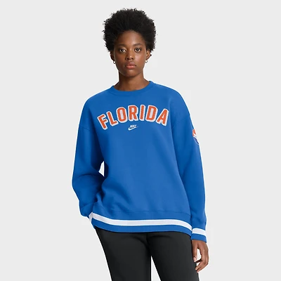 Sweat-shirt surdimensionné Nike Royal Florida Gators Legacy Phoenix pour femme