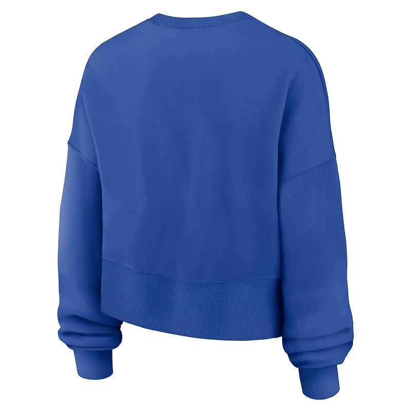 Women's Nike Royal Florida Gators Oversized Phoenix Arch Pullover Sweatshirt