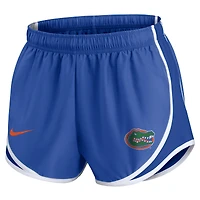 Short Nike Royal Florida Gators Primetime Tempo Dri-FIT pour femme