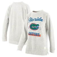 Pressbox Oatmeal Florida Gators Sweat-shirt confortable en tissu éponge pour femme Taille plus