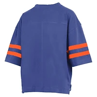 T-shirt court Wayne Tyler des Royal Florida Gators de Pressbox pour femmes