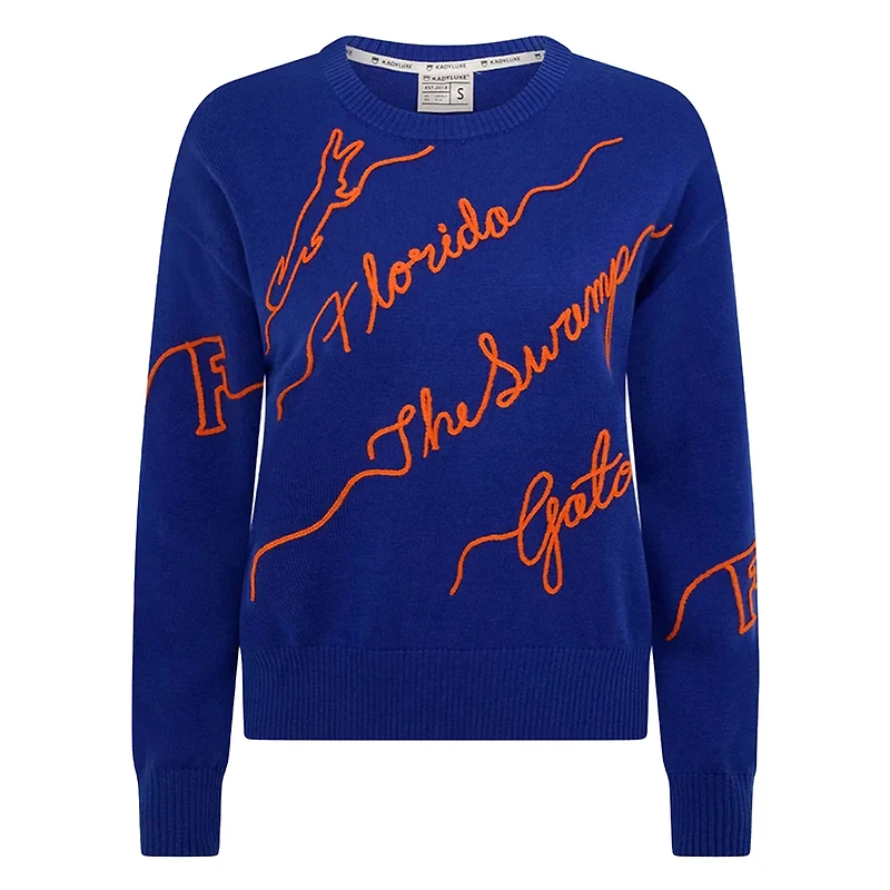 Pull brodé Love Note des Royal Florida Gators pour femme