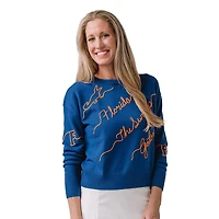 Pull brodé Love Note des Royal Florida Gators pour femme