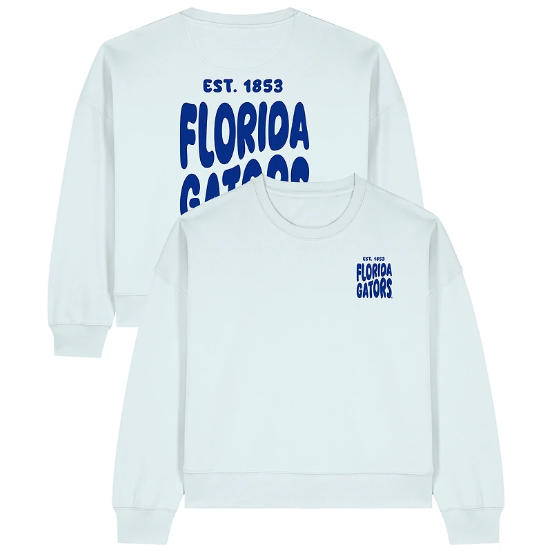 Women's Uscape Apparel  Light Blue Florida Gators Cloud Sweatshirt