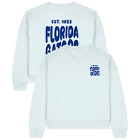 Women's Uscape Apparel  Light Blue Florida Gators Cloud Sweatshirt