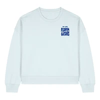 Women's Uscape Apparel  Light Blue Florida Gators Cloud Sweatshirt