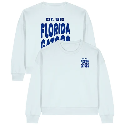 Women's Uscape Apparel Light Blue Florida Gators Cloud Sweatshirt