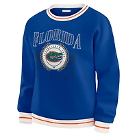 Women's WEAR by Erin Andrews Royal Florida Gators Seal Sweatshirt
