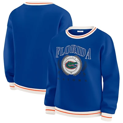 Women's WEAR by Erin Andrews Royal Florida Gators Seal Sweatshirt