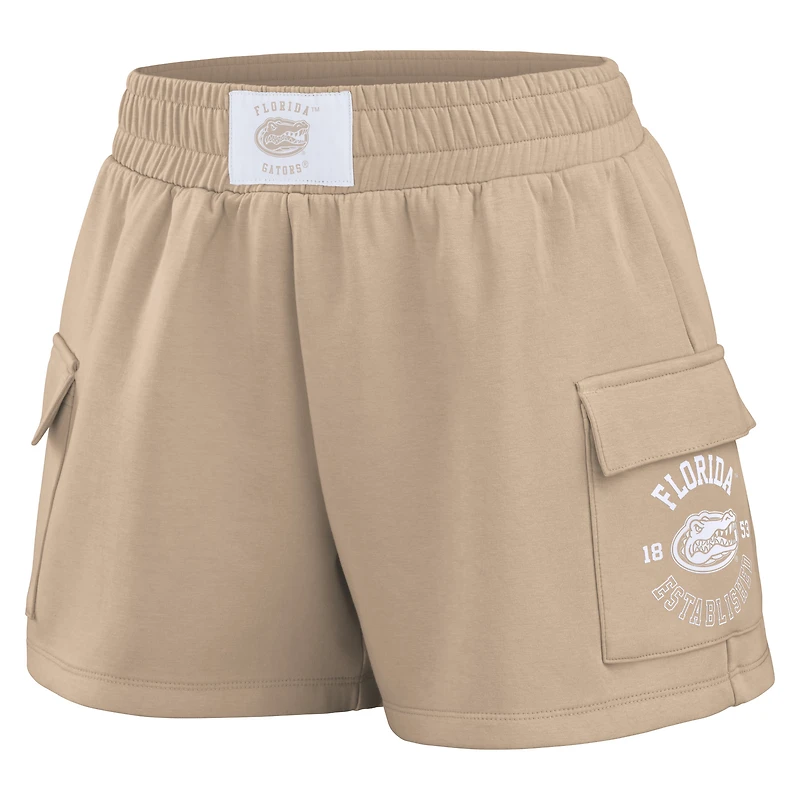 Short neutre WEAR by Erin Andrews pour femmes, beige, Florida Gators