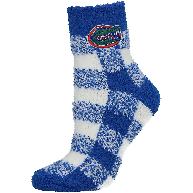 Socquettes à carreaux ZooZatz Florida Gators Fuzzy Buffalo pour femmes