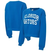 Sweat-shirt court en chenille ZooZatz Royal Florida Gators pour femme