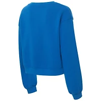 Women's ZooZatz Royal Florida Gators Chenille Cropped Sweatshirt