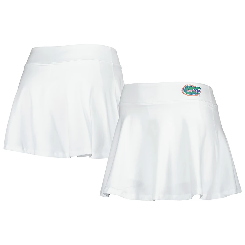 Women's ZooZatz White Florida Gators Flowy Skort