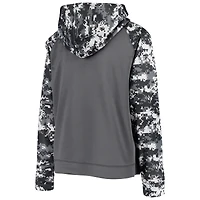 Sweat à capuche raglan motif camouflage numérique pour jeunes Colosseum Charcoal Florida Gators OHT