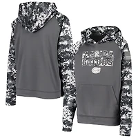 Sweat à capuche raglan motif camouflage numérique pour jeunes Colosseum Charcoal Florida Gators OHT