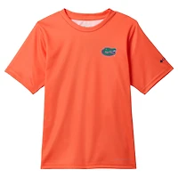 Youth Columbia Orange Florida Gators Terminal Tackle Omni-Shade T-Shirt