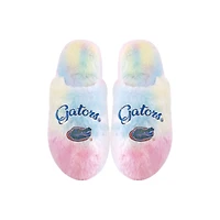 Youth FOCO Florida Gators Rainbow Script Slippers