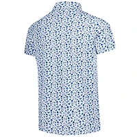 Youth Garb Royal Florida Gators Tom Allover Print Performance Polo
