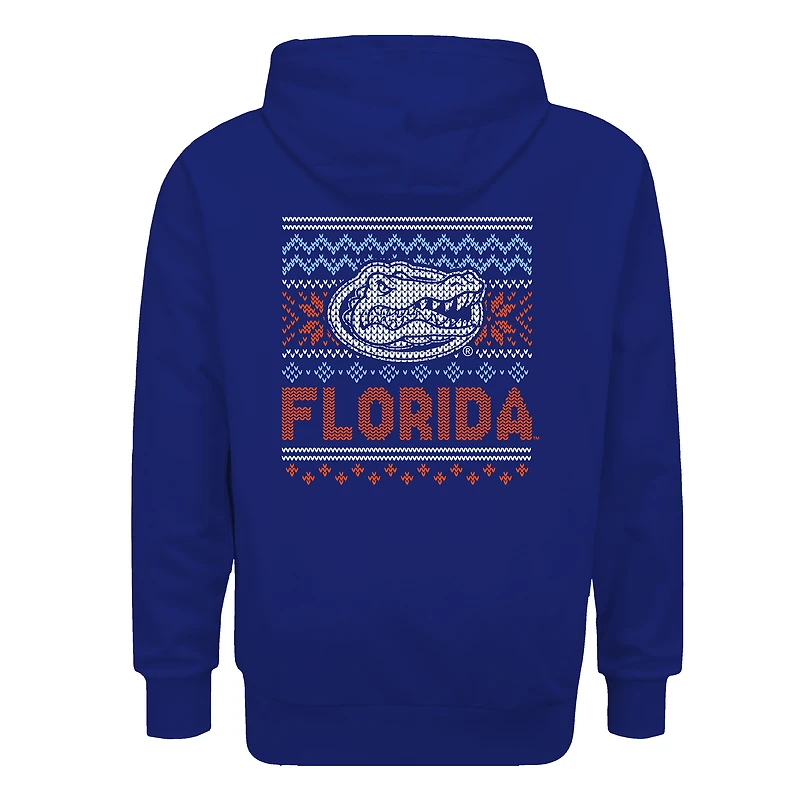 Youth Royal Florida Gators Classic Holiday Sweater Hoodie