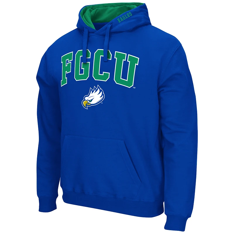 Sweat à capuche Colosseum Blue Florida Gulf Coast Eagles Arch & Logo pour homme