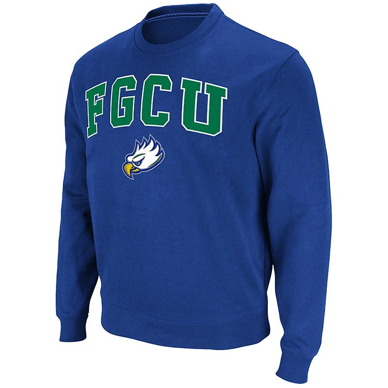 Sweat-shirt à capuche avec logo et arche pour homme Colosseum Royal Florida Gulf Coast Eagles