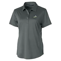 Polo extensible texturé Prospect gris pour femme des Florida Gulf Coast Eagles de Cutter & Buck