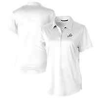Women's Cutter & Buck White Florida Gulf Coast Eagles Prospect Textured Stretch Polo