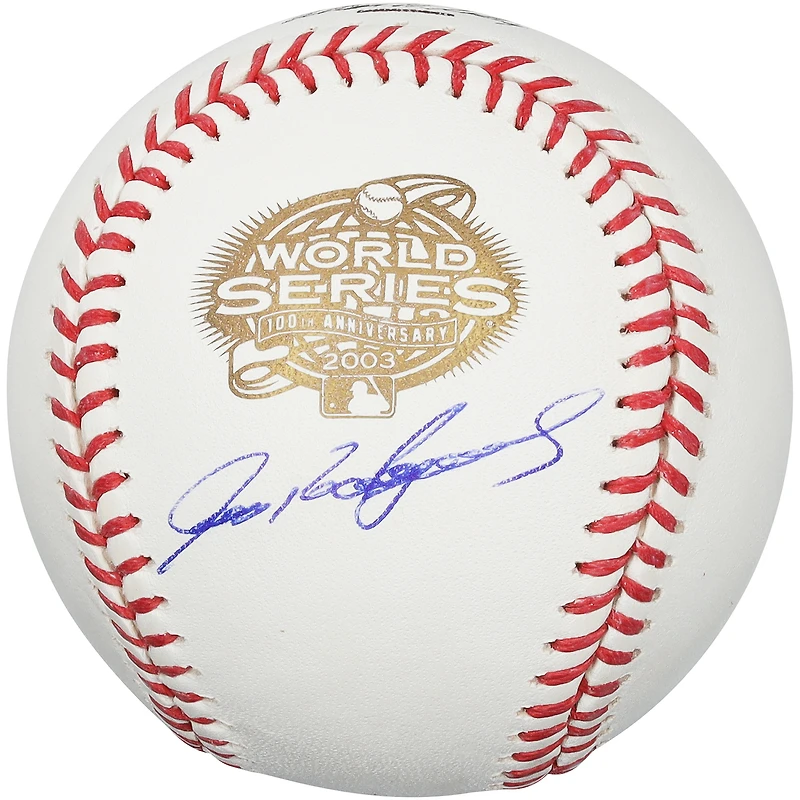 Ivan Rodriguez Florida Marlins Autographed 2003 World Series Baseball
