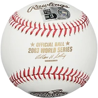 Ivan Rodriguez Florida Marlins Autographed 2003 World Series Baseball
