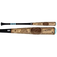 Josh Beckett Miami Marlins Autographed Pillbox Bat Company Mural Series Bat with "03 WS MVP" Inscription
