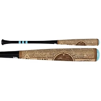 Josh Beckett Miami Marlins Autographed Pillbox Bat Company Mural Series Bat with "03 WS MVP" Inscription